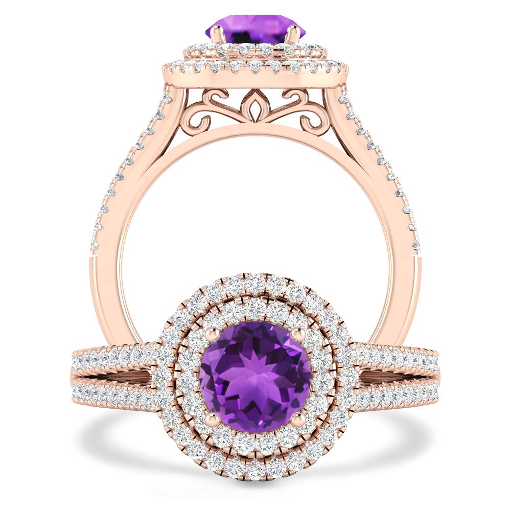 Rose Gold - Amethyst