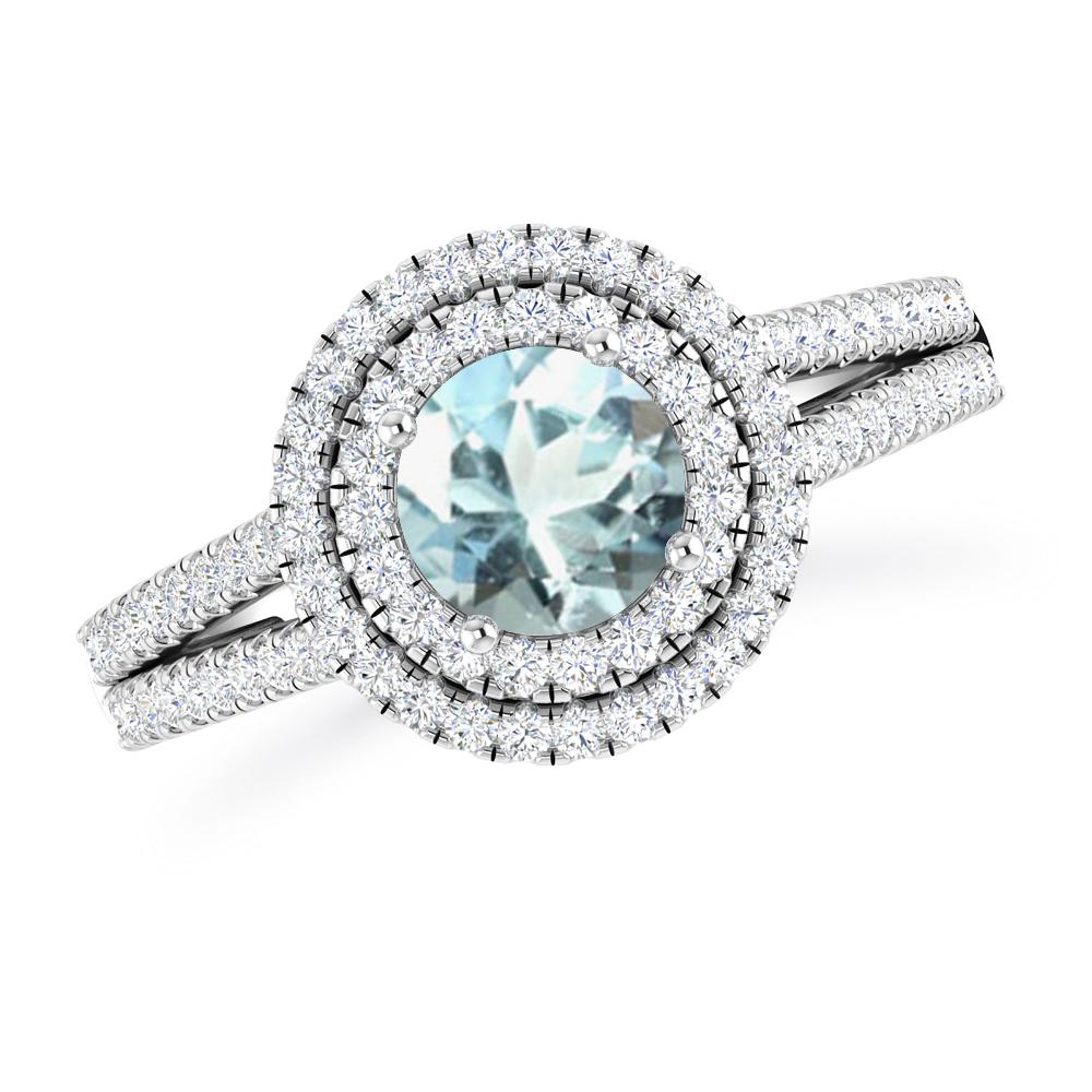 White Gold - Aquamarine