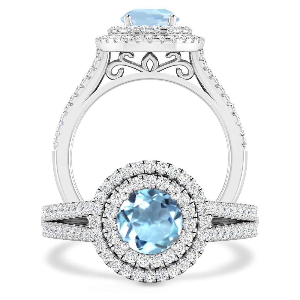 White Gold - Aquamarine