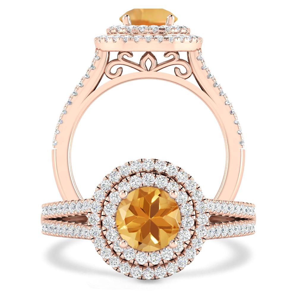 Rose Gold - Citrine