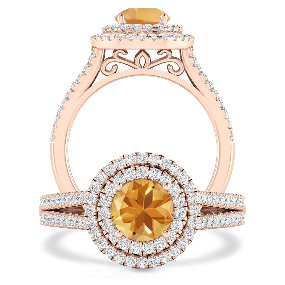 Rose Gold - Citrine