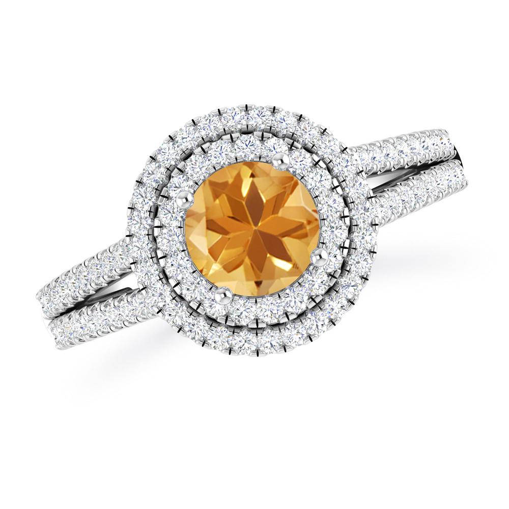 White Gold - Citrine