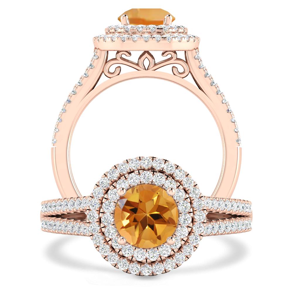 Rose Gold - Citrine