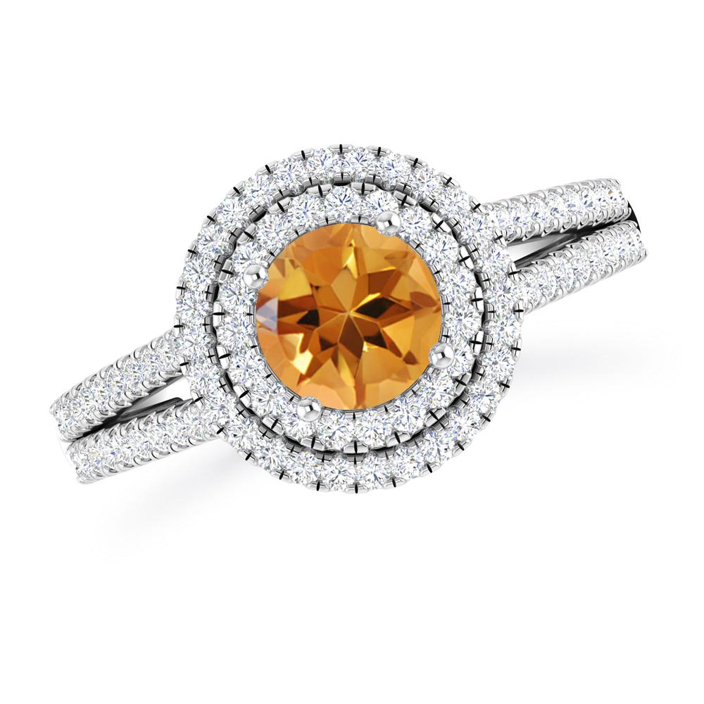 White Gold - Citrine