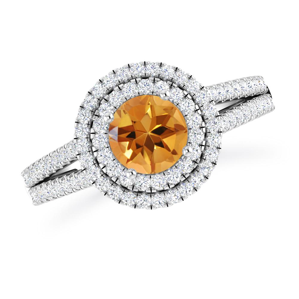 White Gold - Citrine