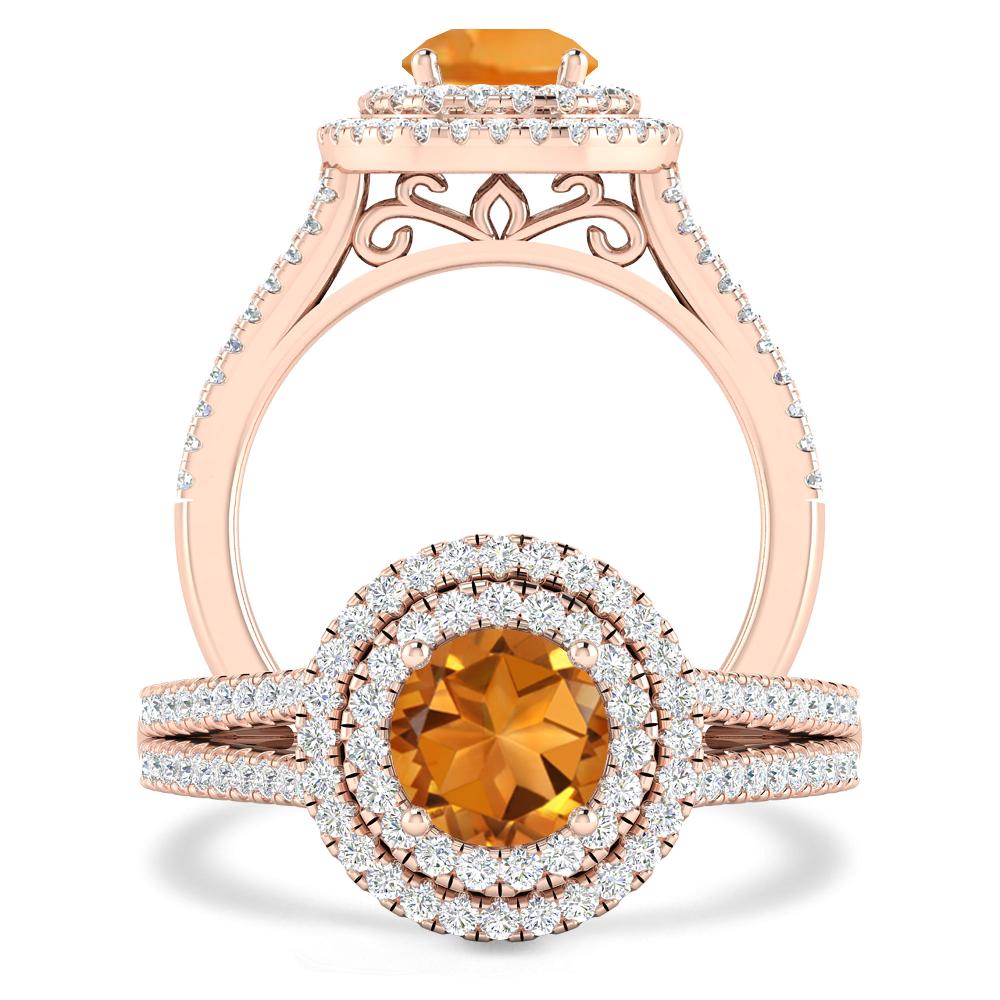 Rose Gold - Citrine