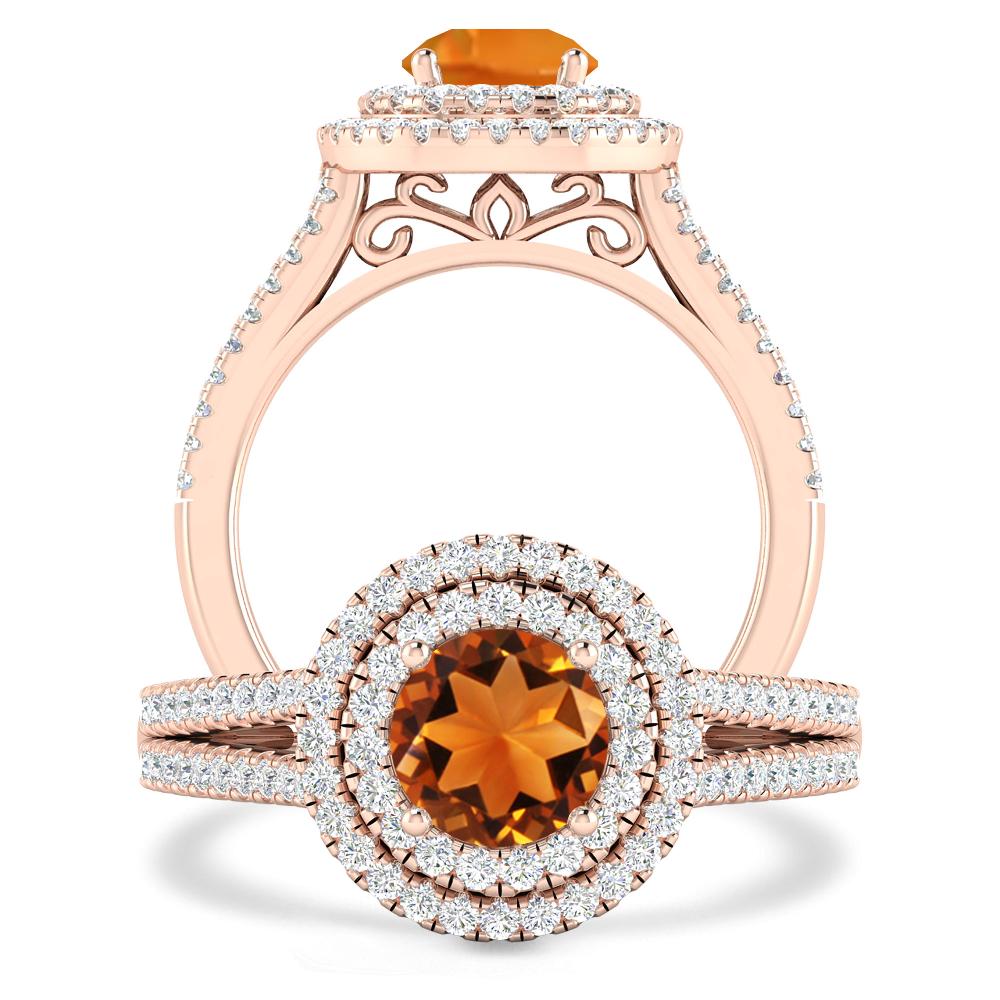 Rose Gold - Citrine