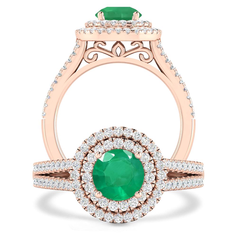 Rose Gold - Emerald