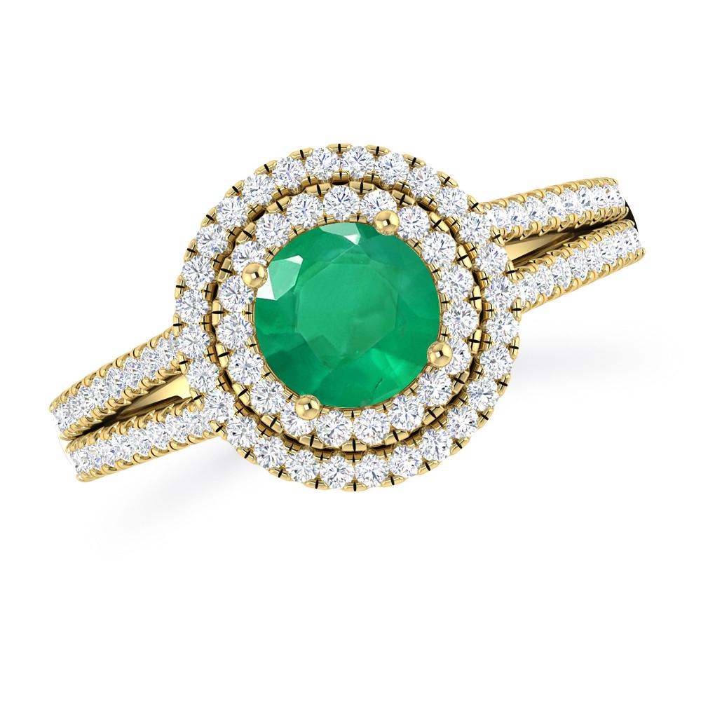 Yellow Gold - Emerald