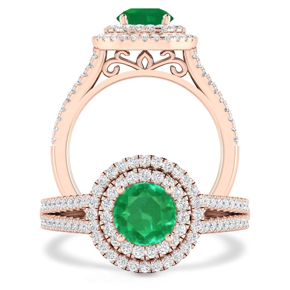 Rose Gold - Emerald