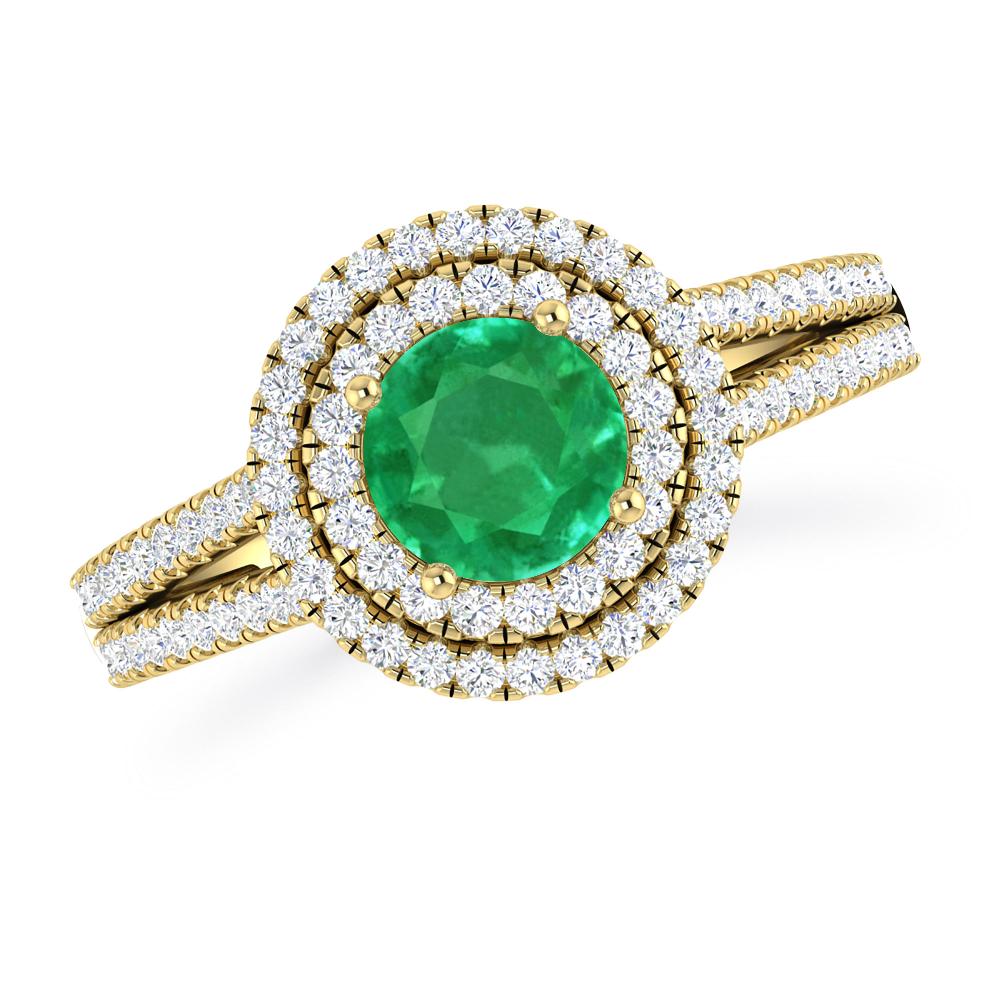 Yellow Gold - Emerald