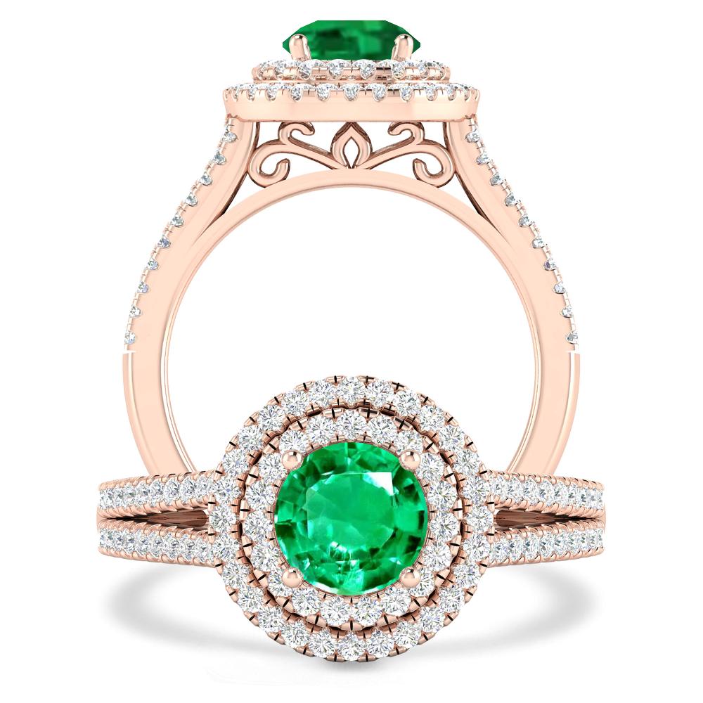 Rose Gold - Emerald