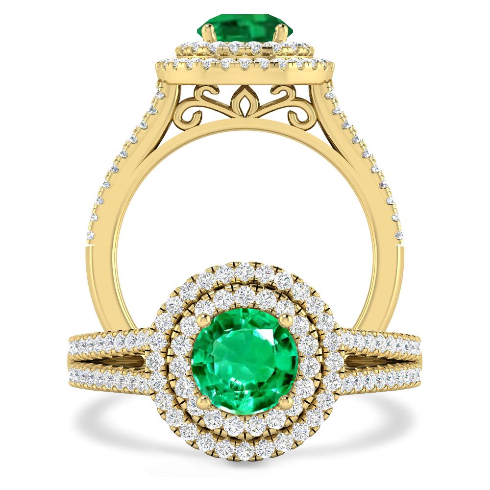 Yellow Gold - Emerald