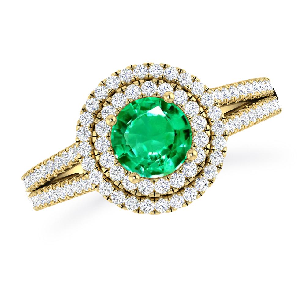 Yellow Gold - Emerald