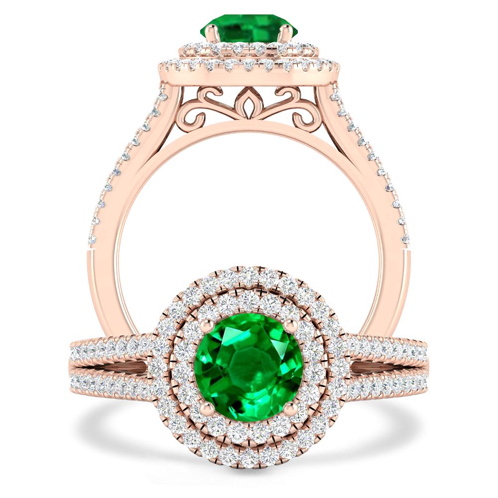 Rose Gold - Emerald