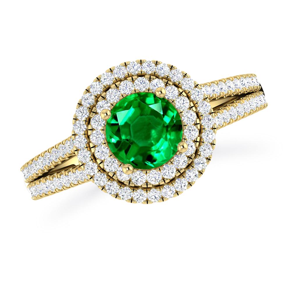 Yellow Gold - Emerald