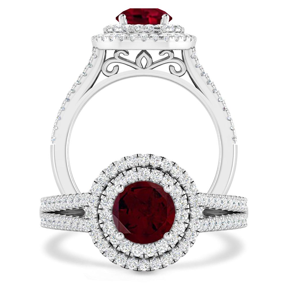 White Gold - Garnet