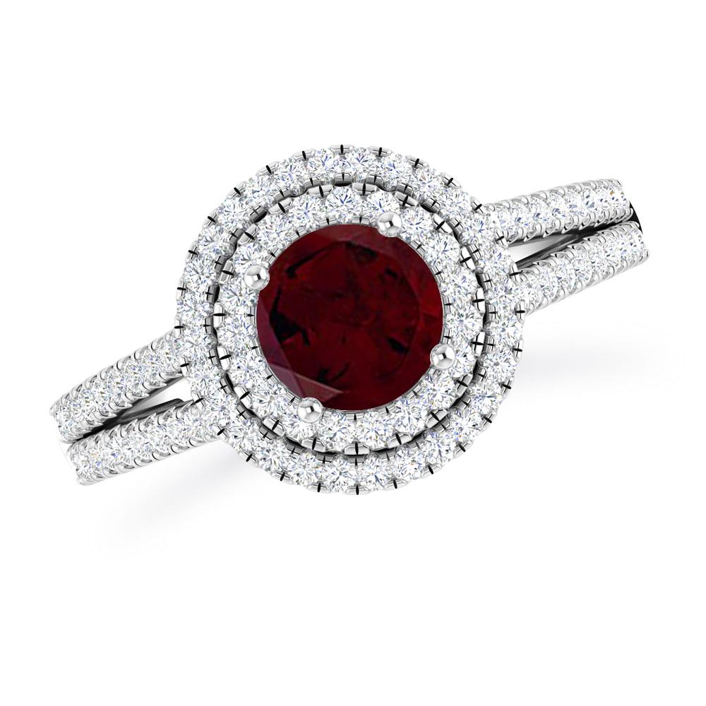 White Gold - Garnet