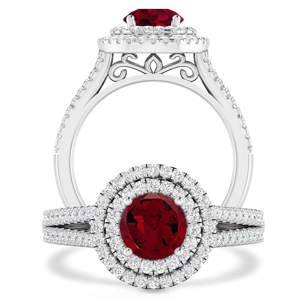 White Gold - Garnet