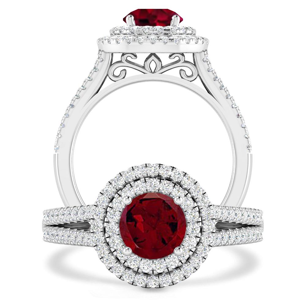 White Gold - Garnet