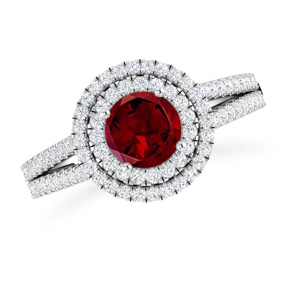 White Gold - Garnet