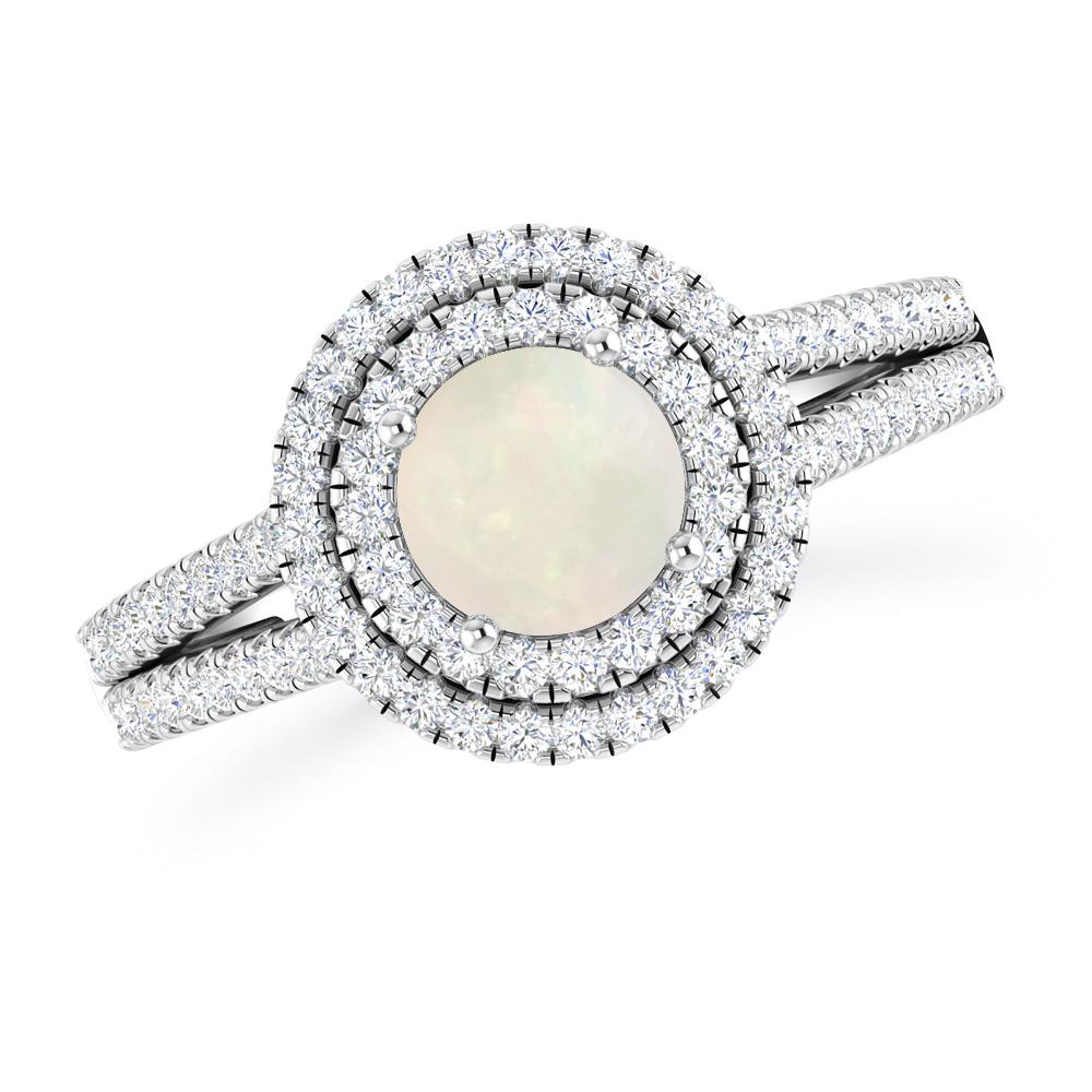 White Gold - Opal