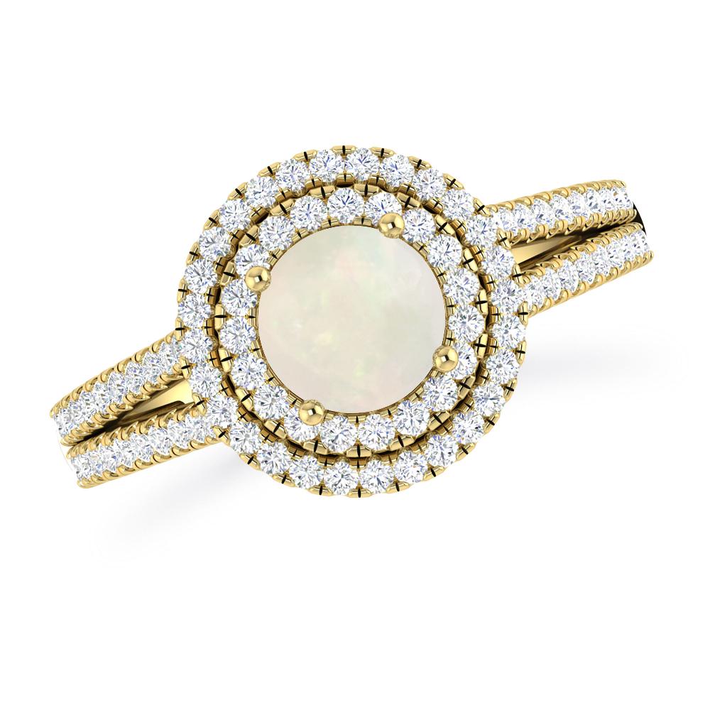 Yellow Gold - Opal