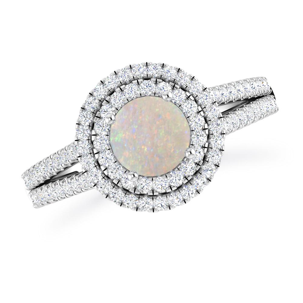 White Gold - Opal