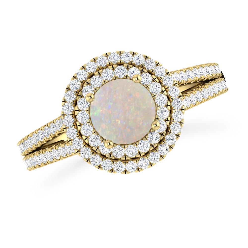 Yellow Gold - Opal