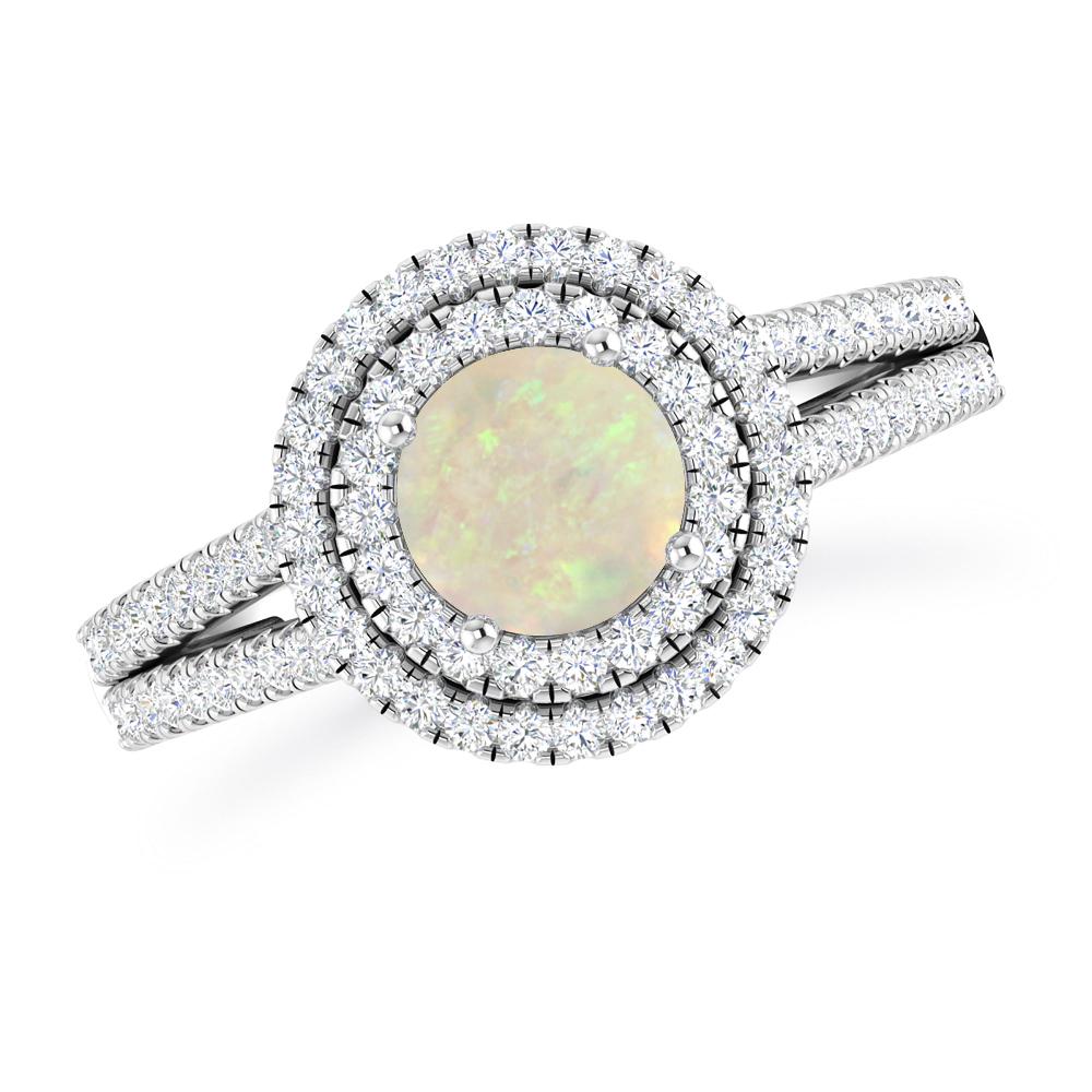 White Gold - Opal