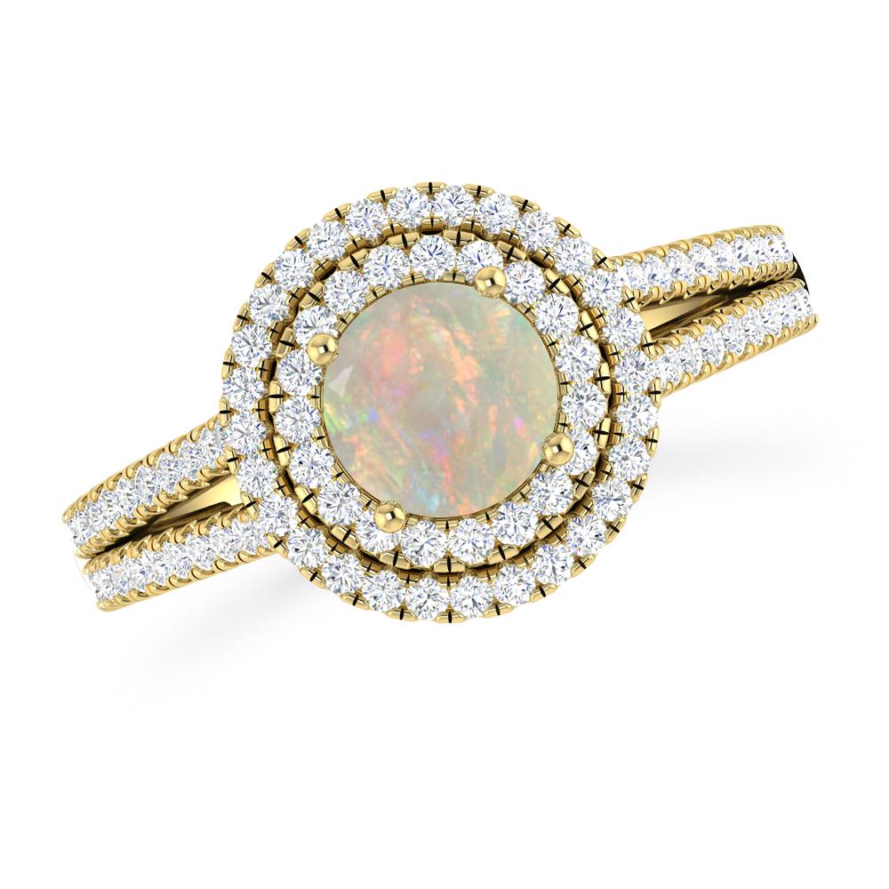 Yellow Gold - Opal