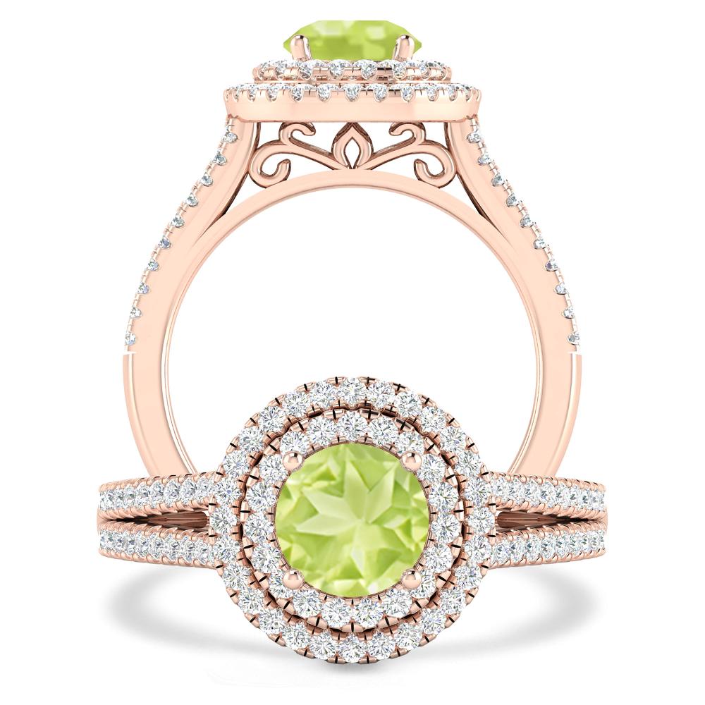 Rose Gold - Peridot