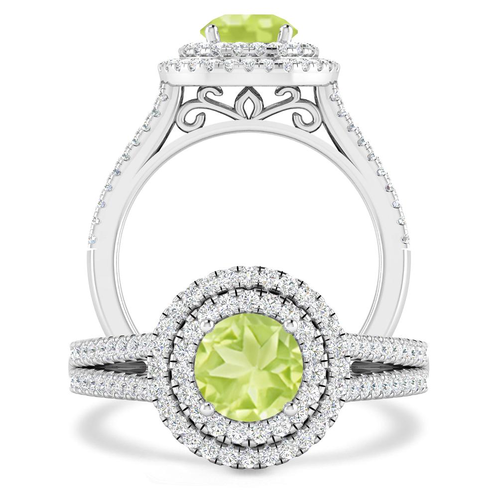 White Gold - Peridot