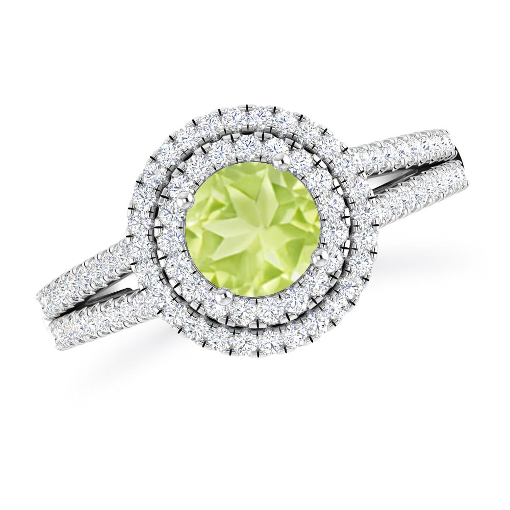 White Gold - Peridot