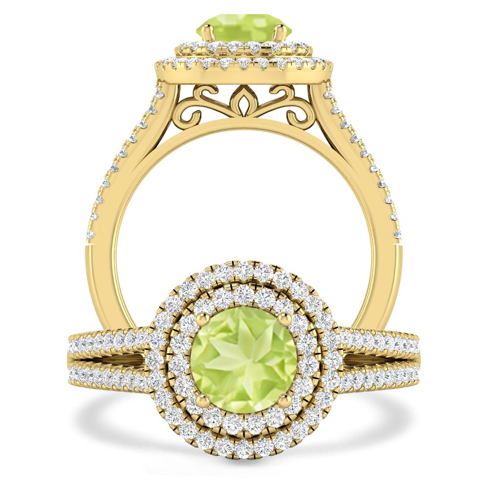 Yellow Gold - Peridot