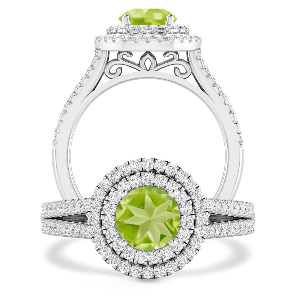 White Gold - Peridot