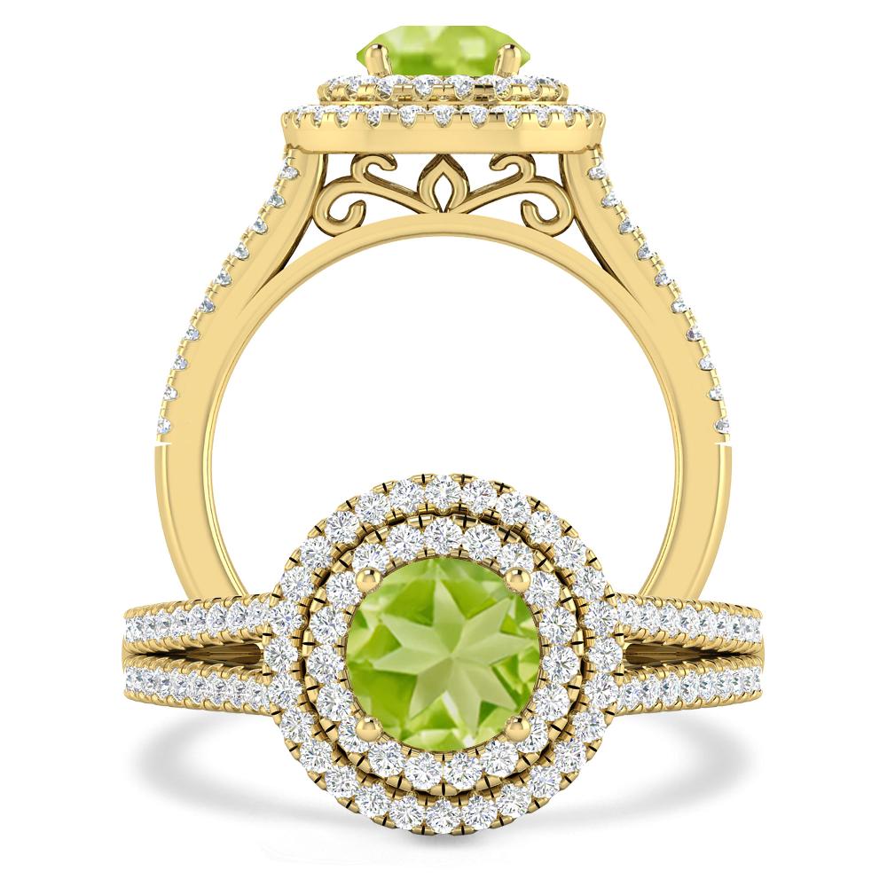 Yellow Gold - Peridot