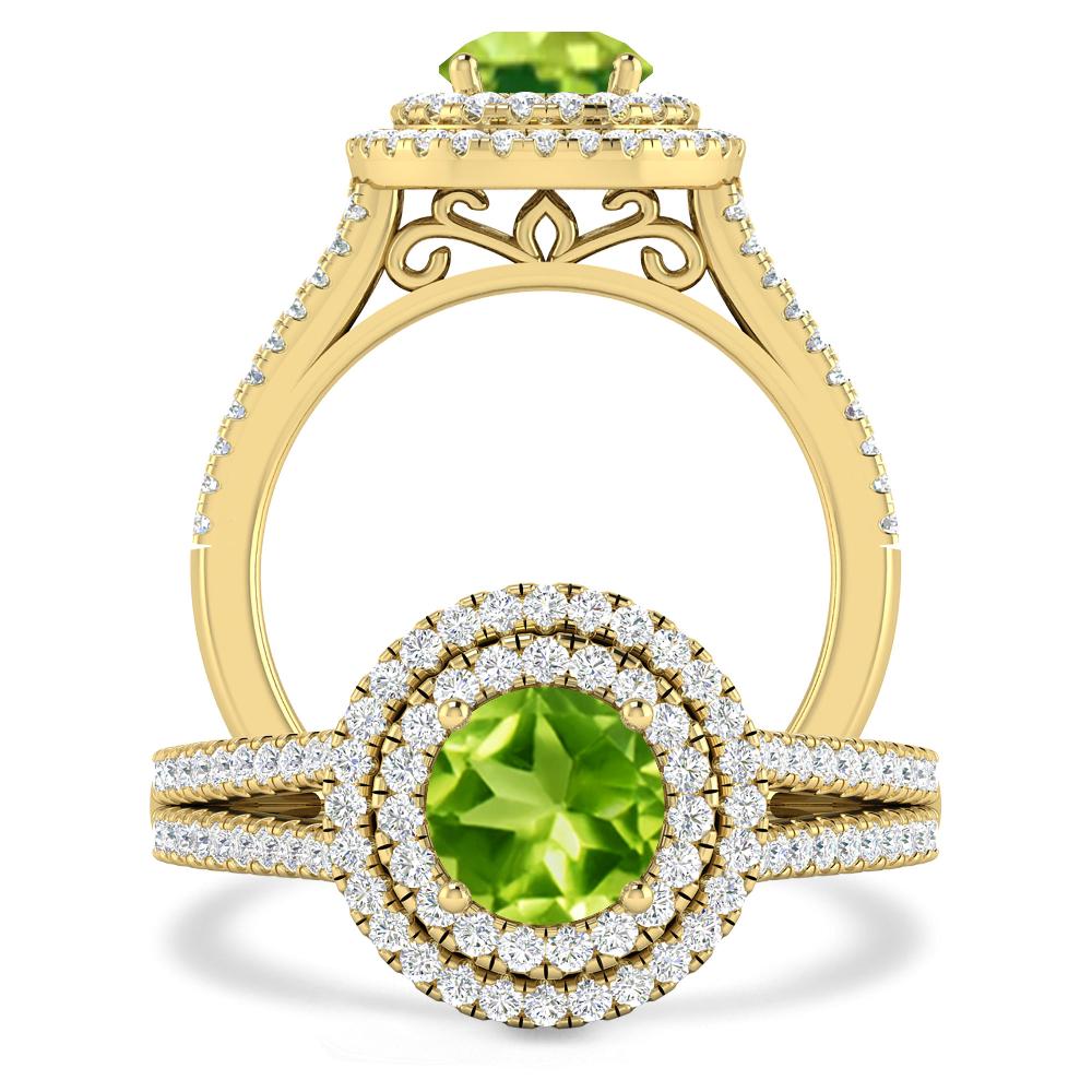 Yellow Gold - Peridot