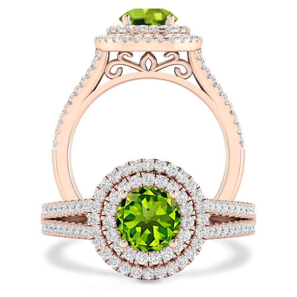 Rose Gold - Peridot