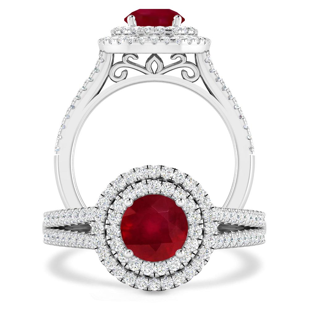 White Gold - Ruby