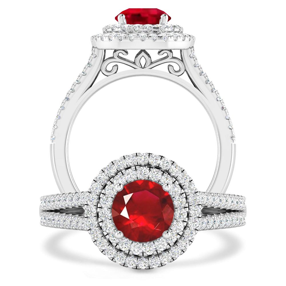 White Gold - Ruby