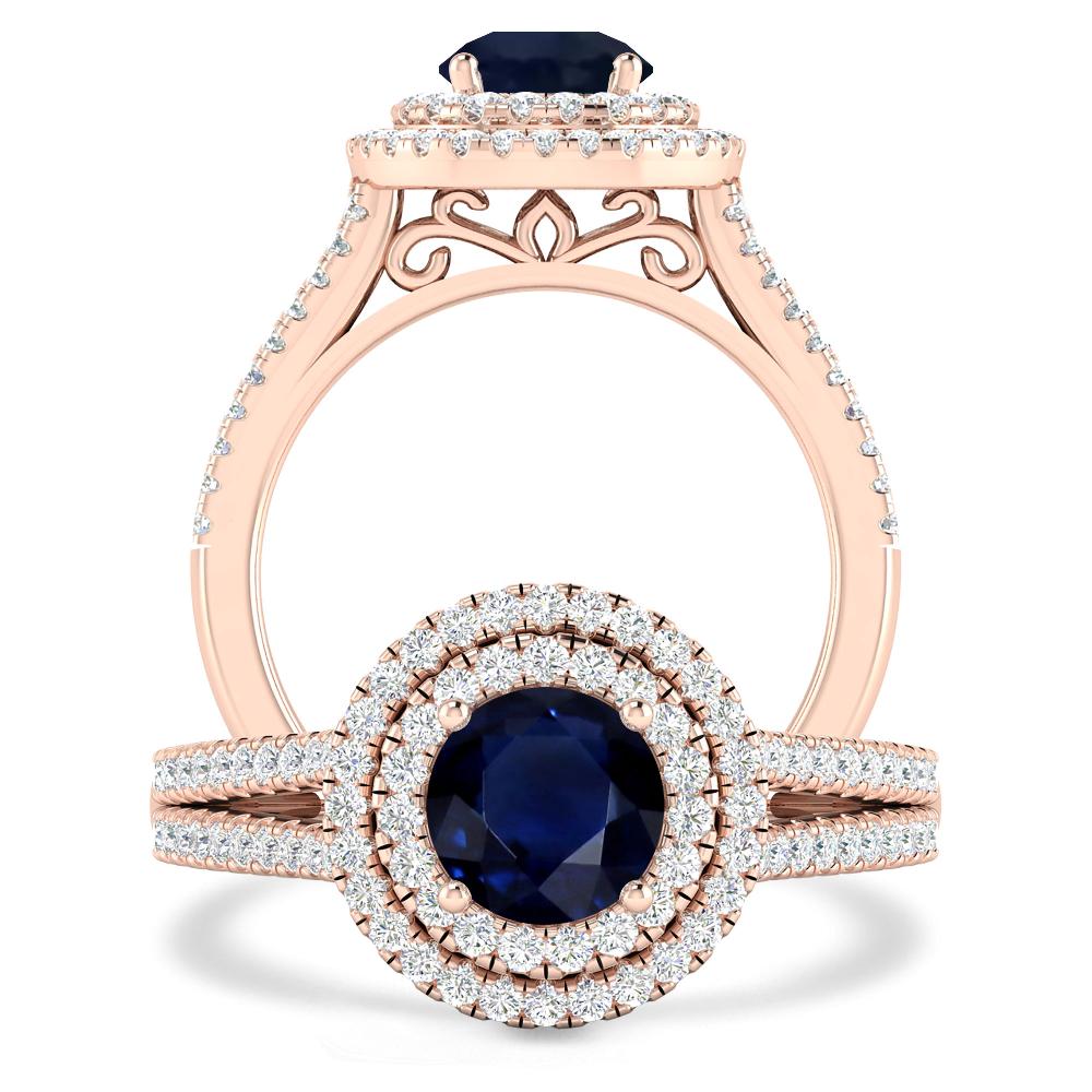 Rose Gold - Sapphire