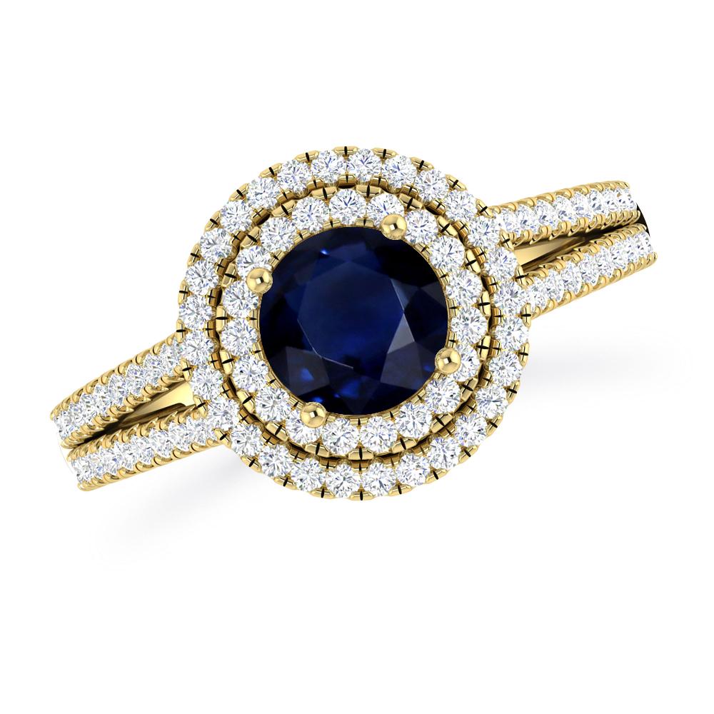 Yellow Gold - Sapphire