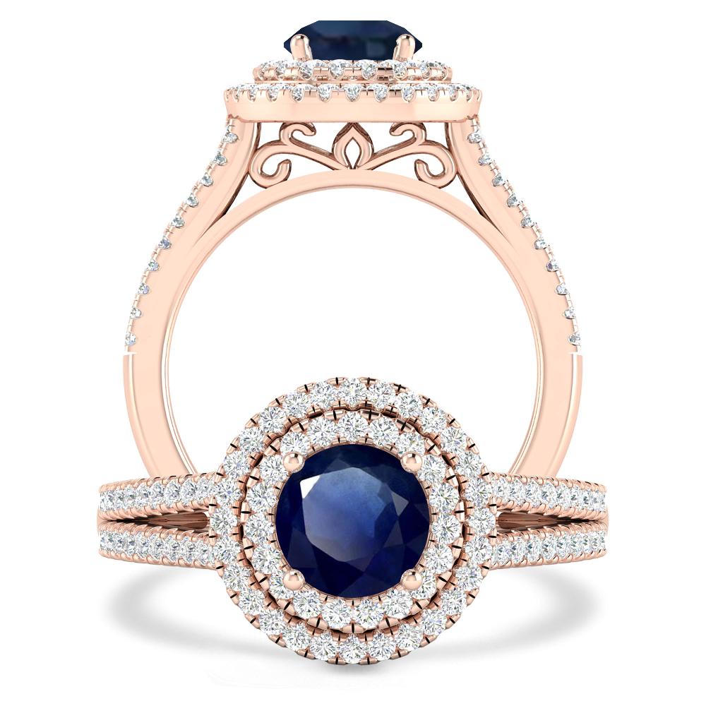 Rose Gold - Sapphire