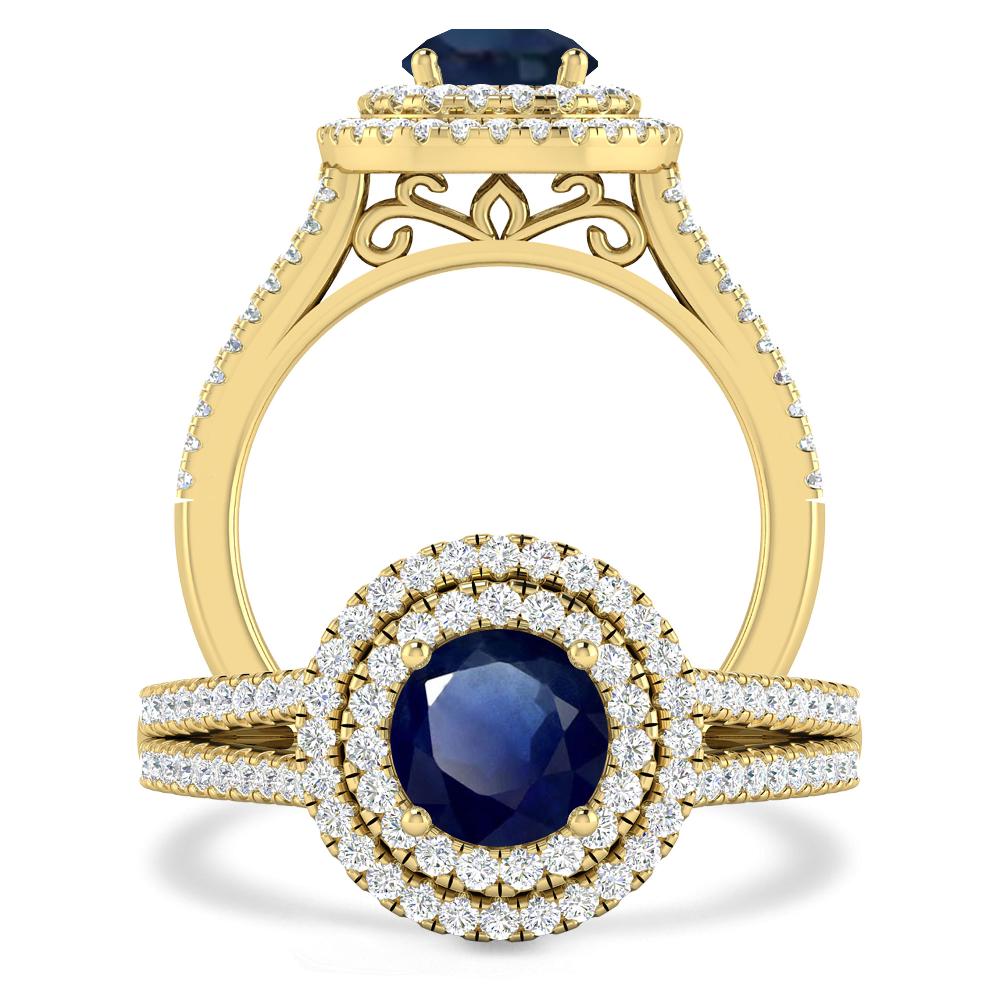 Yellow Gold - Sapphire