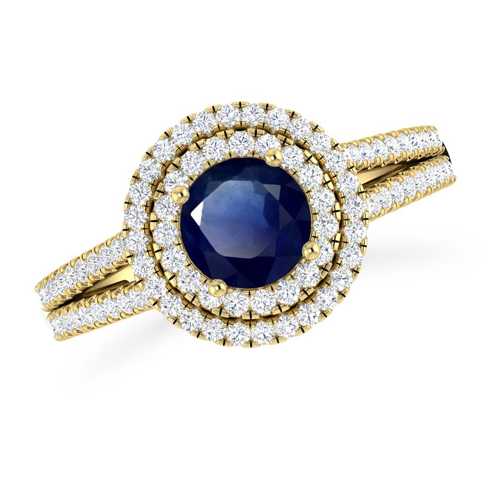 Yellow Gold - Sapphire