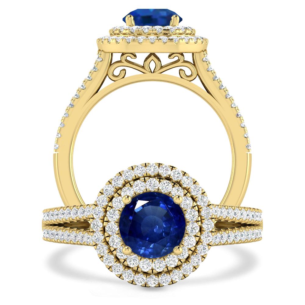 Yellow Gold - Sapphire