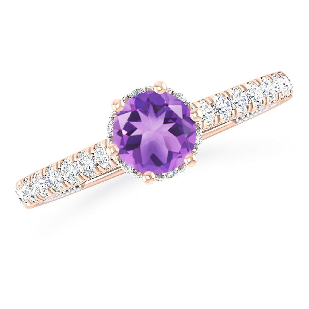 Rose Gold - Amethyst