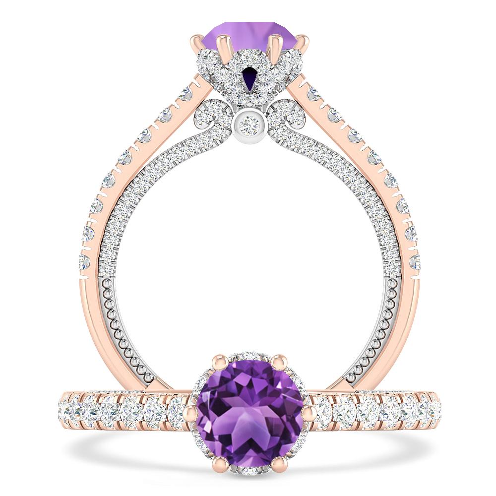 Rose Gold - Amethyst