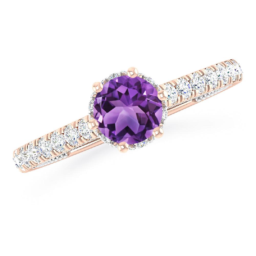 Rose Gold - Amethyst